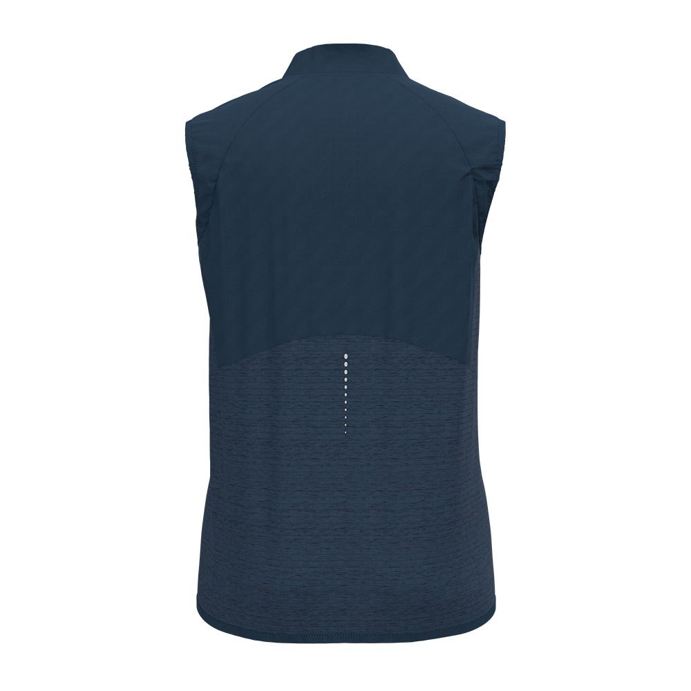 Odlo RUN EASY S-THERMIC - Veste Homme blue wing teal
