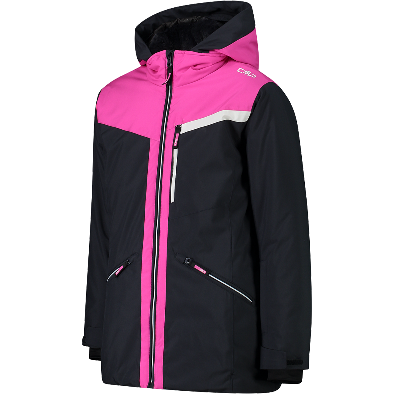 CMP Junior Ski Jacket LONG FEEL WARM FLAT anthracite | Ski Jackets | Ski Clothing | Kids | XSPO-Fashion.com