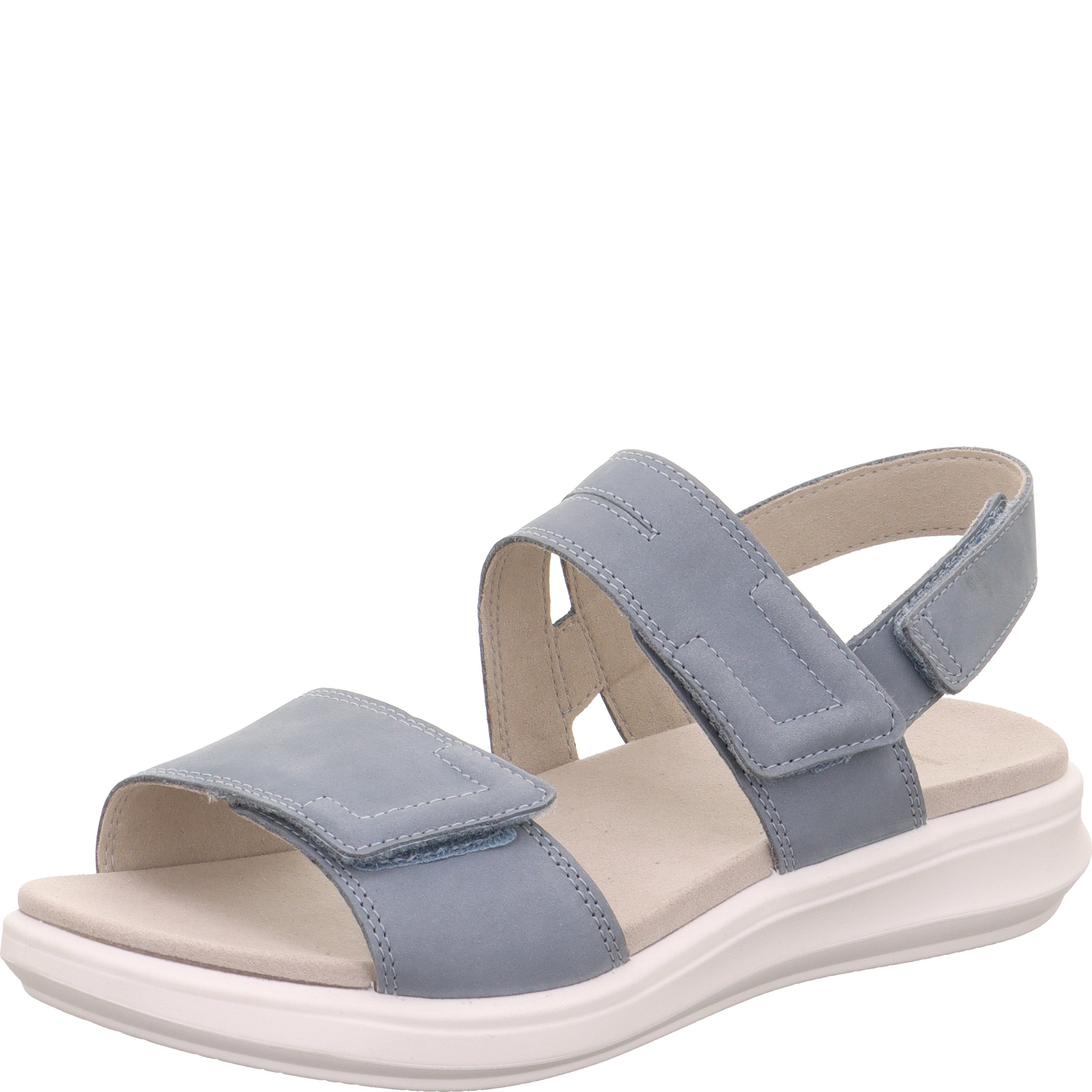 legero ELLA Damen  Sandale mit Klettverschluss - Farbe: Aria - Größe: 42