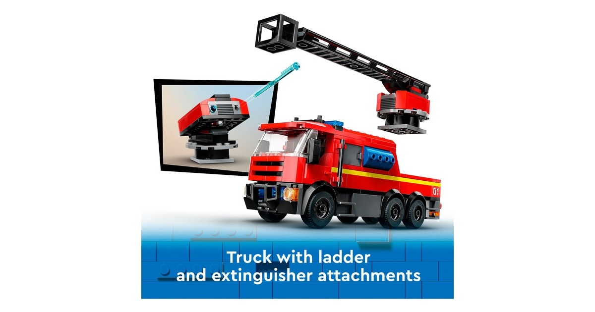 LEGOCity - Brandweerkazerne en brandweerauto Constructiespeelgoed  (60414)