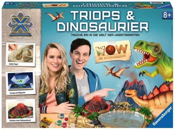 Ravensburger 189069 ScienceX® WOW Triops & Dinosaurier
