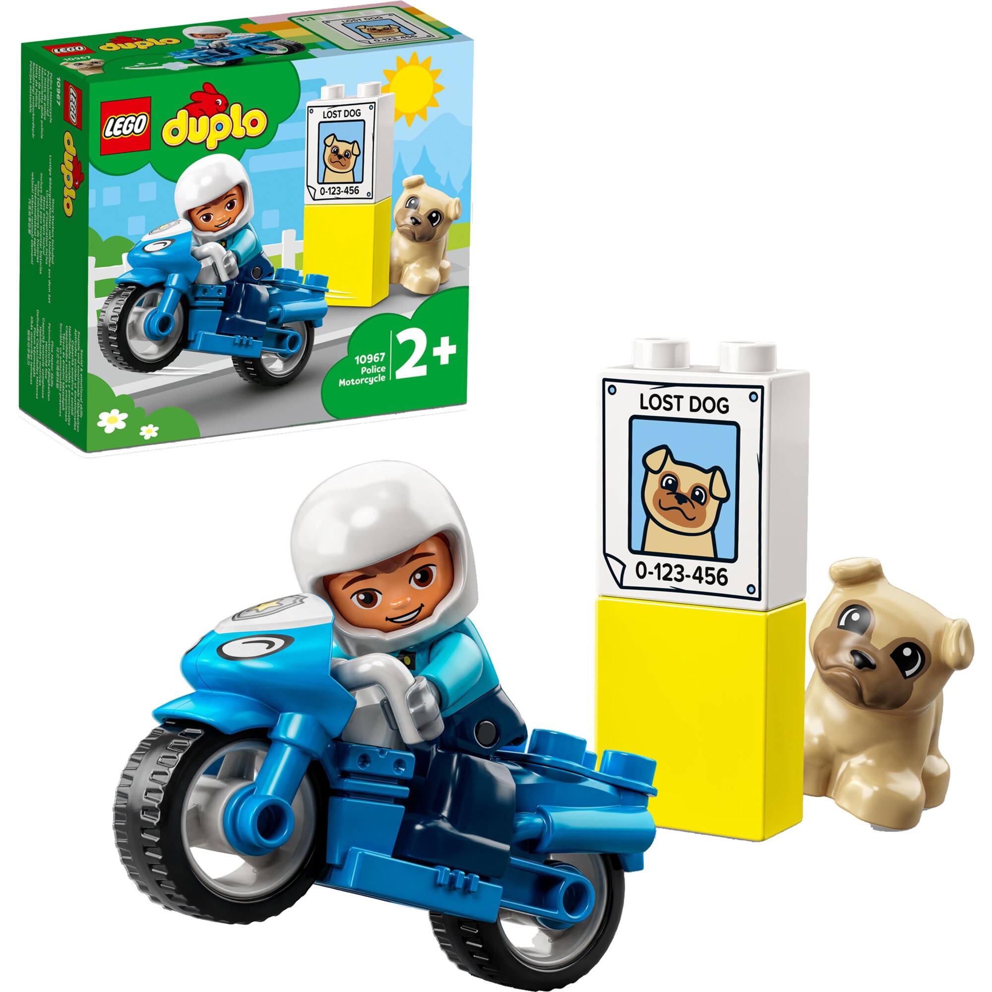 LEGO Konstruktionsspielzeug DUPLO Polizeimotorrad