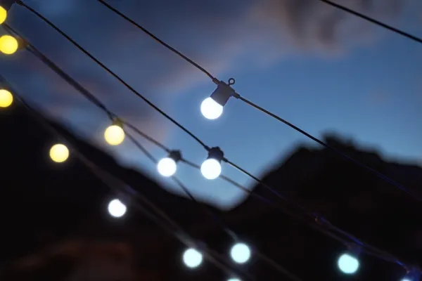 Twinkly Festoon Smart Udendørs Lyskæde med hvidt lys - 20 m.