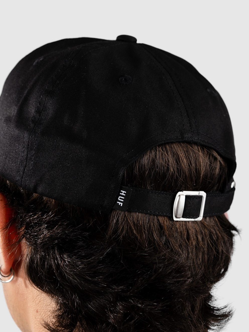 HUF Star Box Logo 6 Panel Cv Cap black