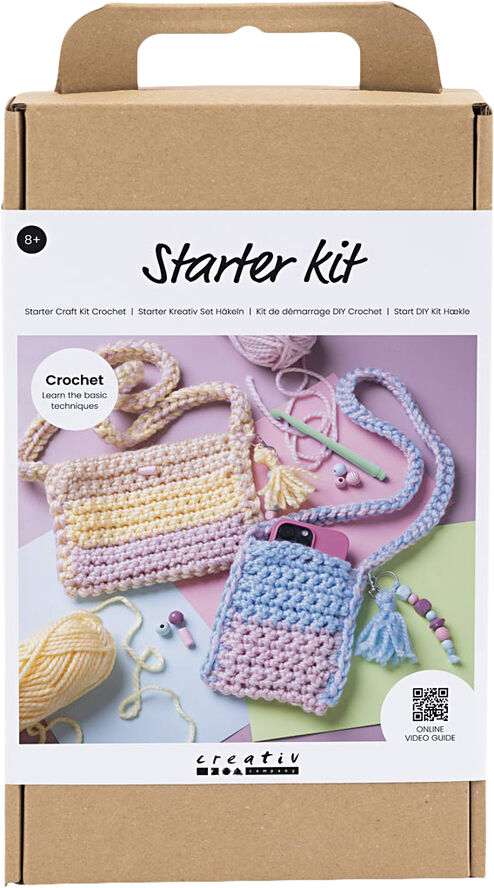 Creativ Company Start DIY Kit Hækle, Tasker