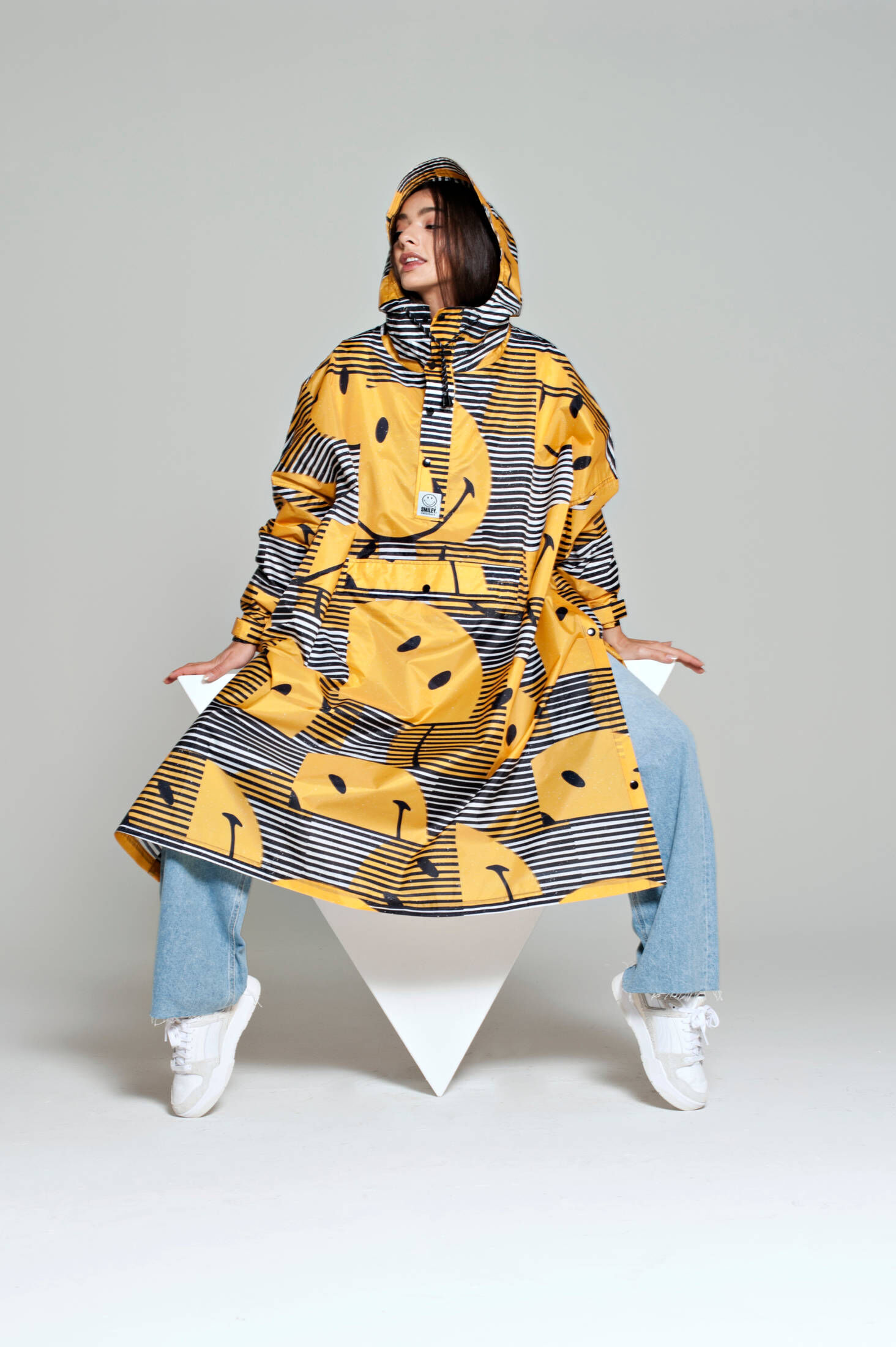 RAINKISS| Damen Regenponcho SUNSET SMILEY