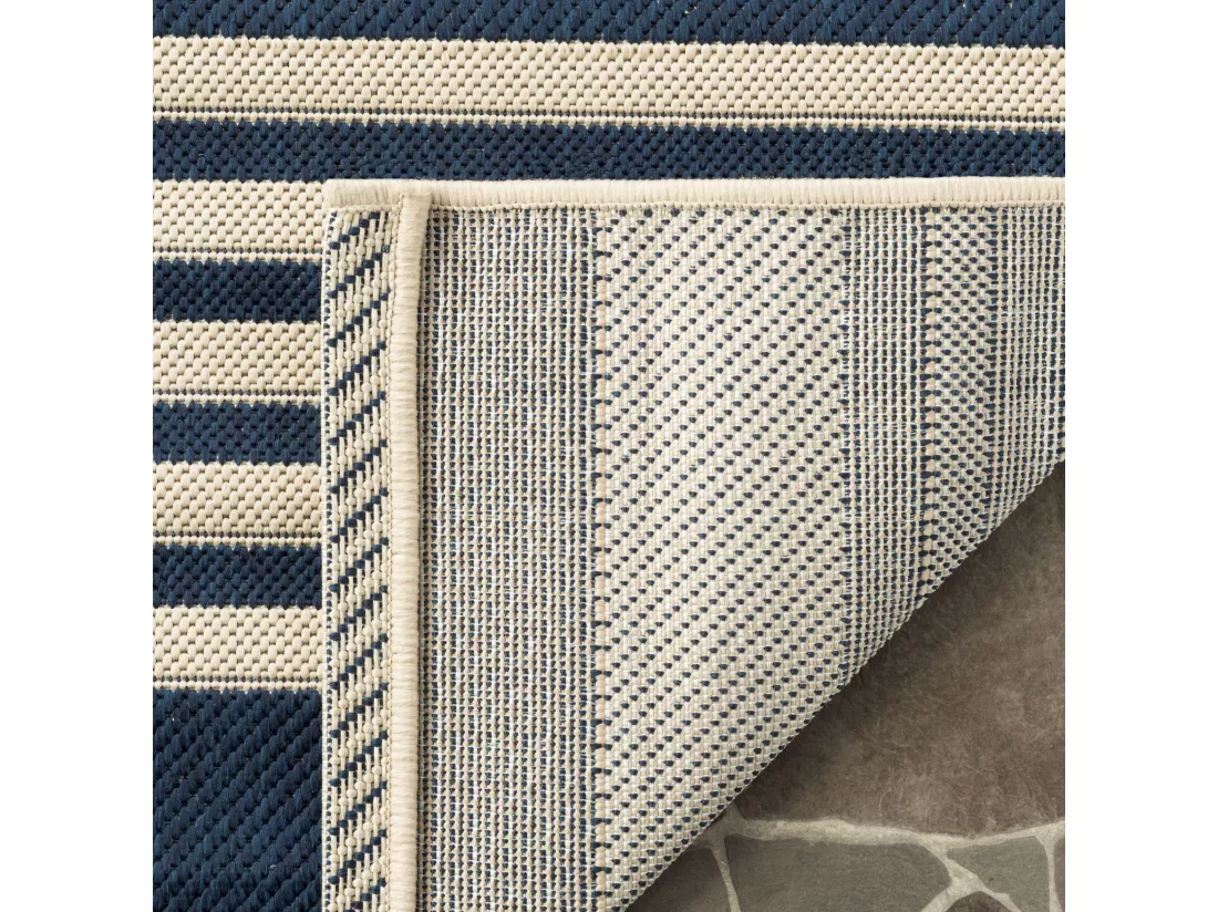 Tapis Navy & Beige 160 X 231 cm - Gemma