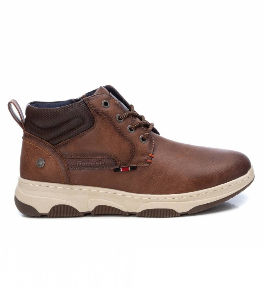 Botas casuais marrons de cano curto Refresh