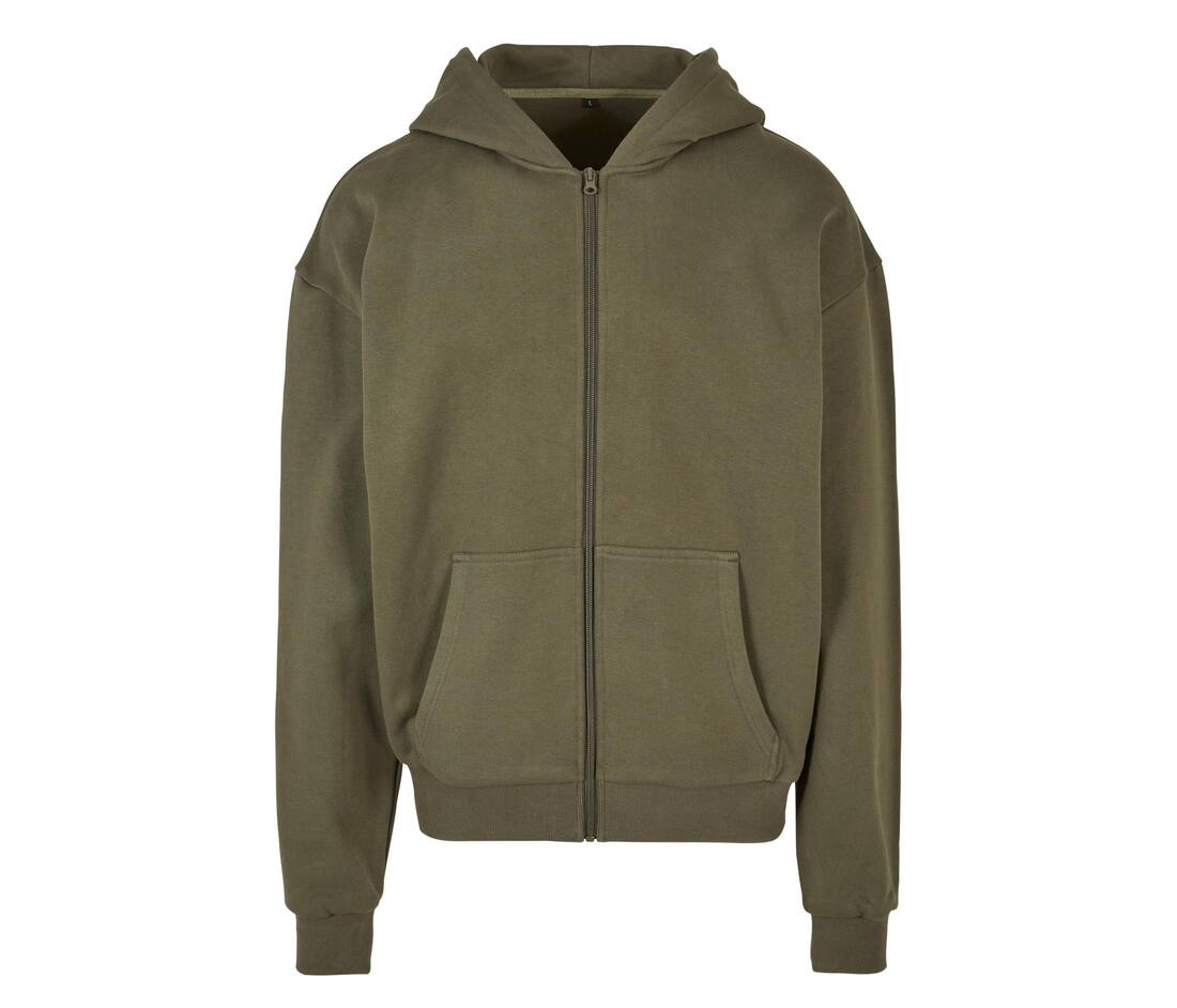 BUILD YOUR BRAND BY192 - Sweat zippé à capuche très lourd