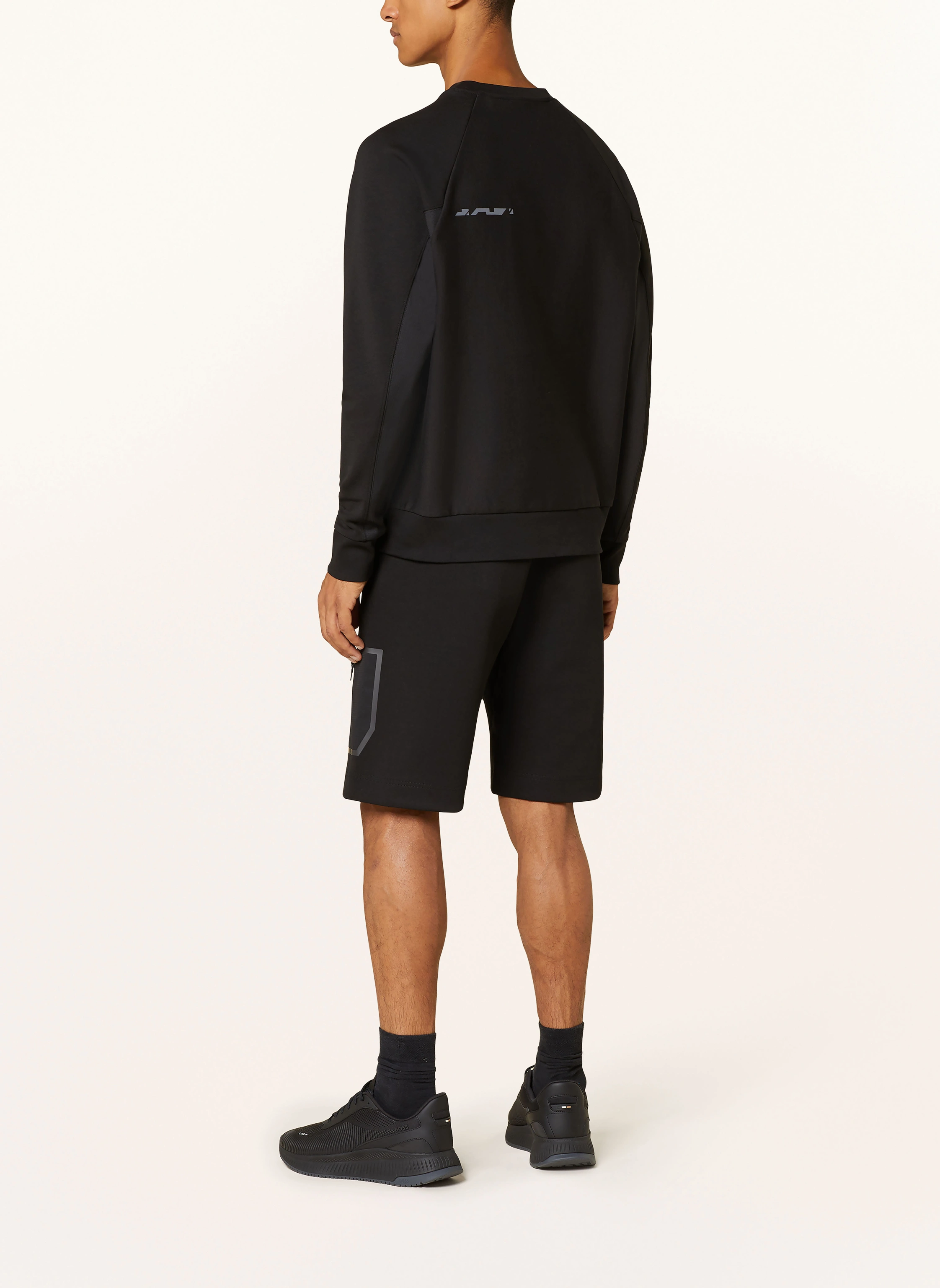 BOSS Sweatshirt SALBIQ im Materialmix