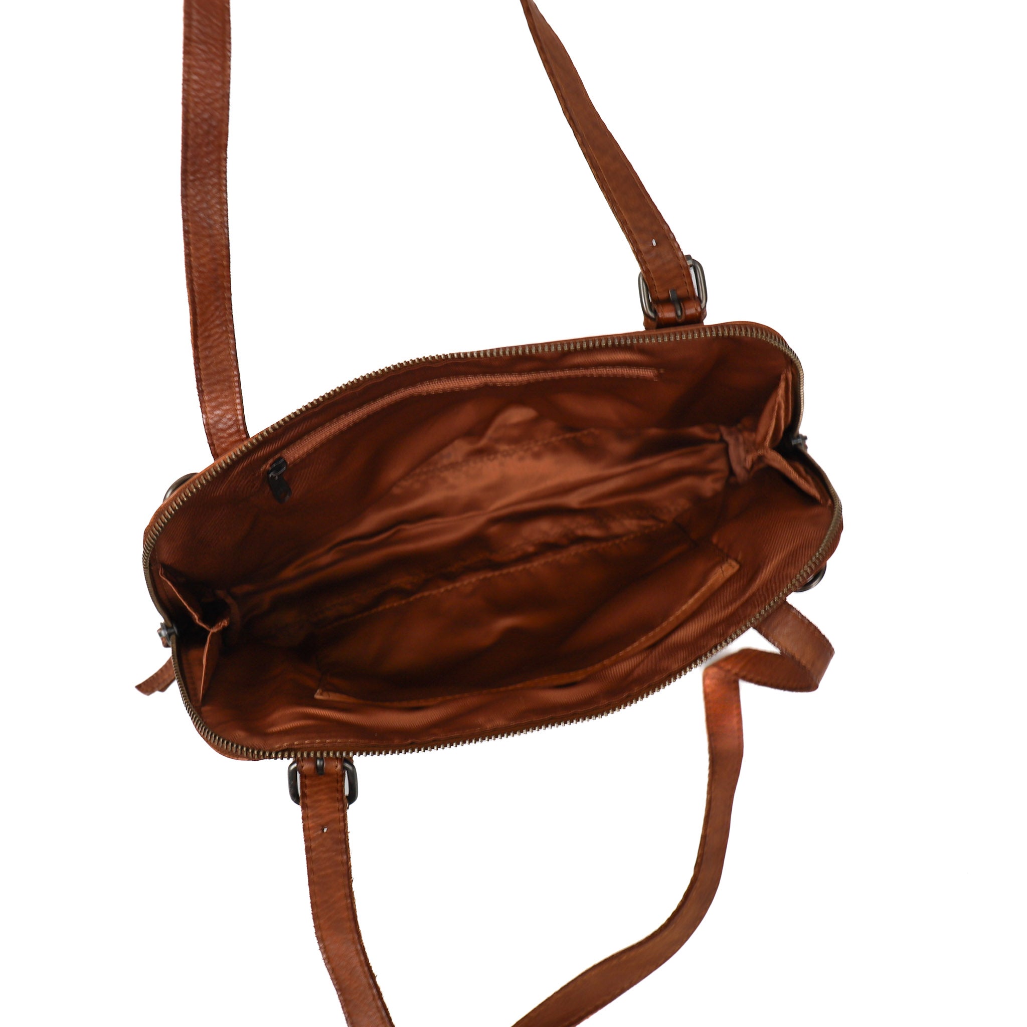 Hand-/schoudertasje 'Daphne' cognac Cognac