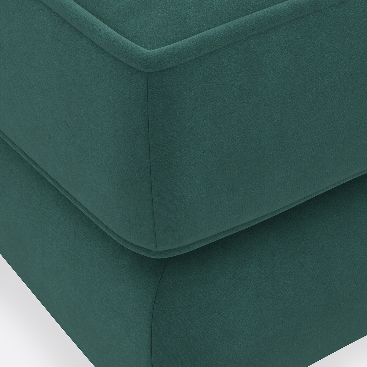 LA REDOUTE INTERIORS<br>Puffe em veludo, Topim