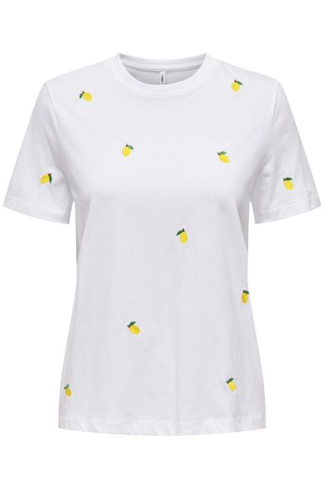 Only witte dames t-shirt