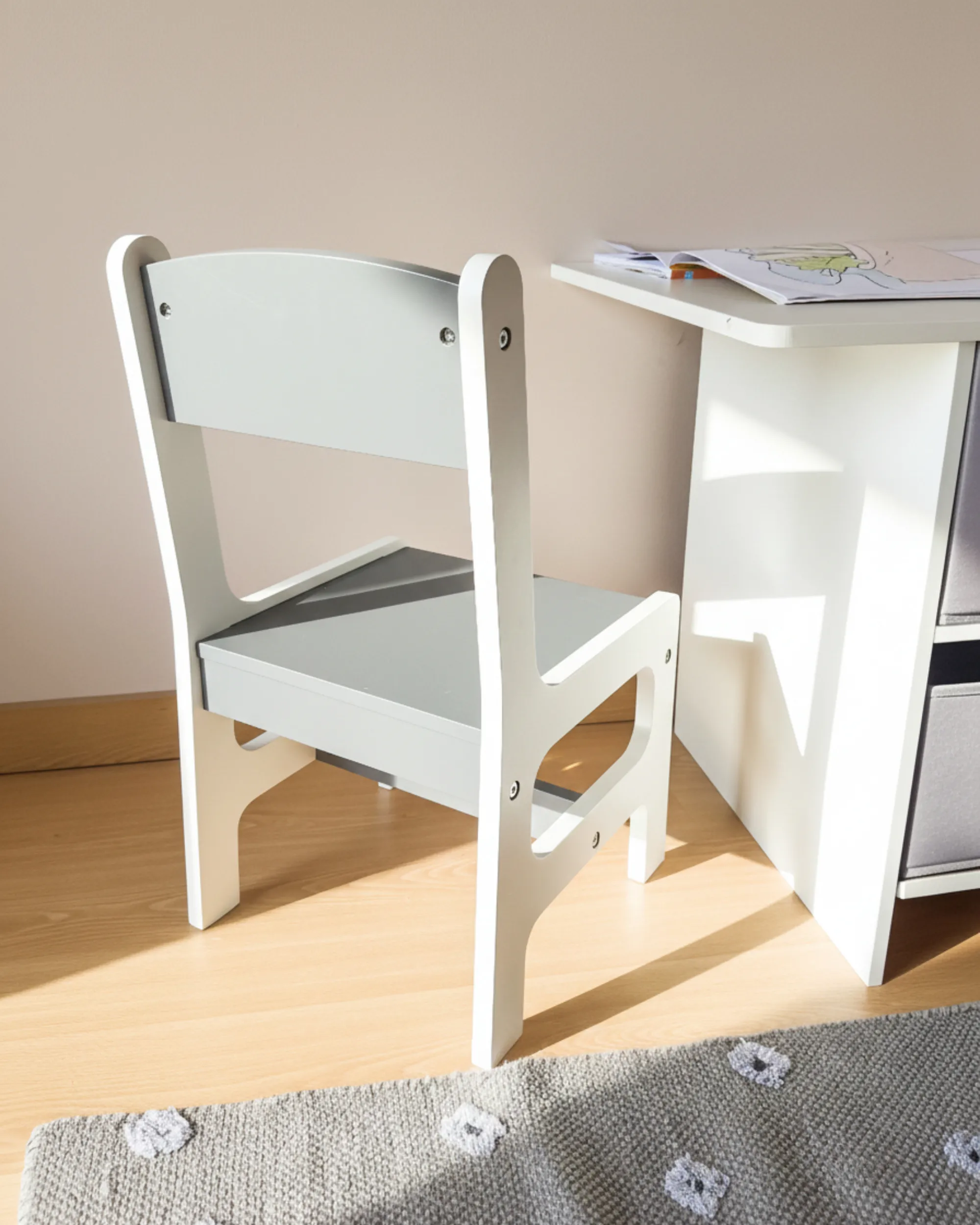 Kindertafel met stoelen YALGOO Wit