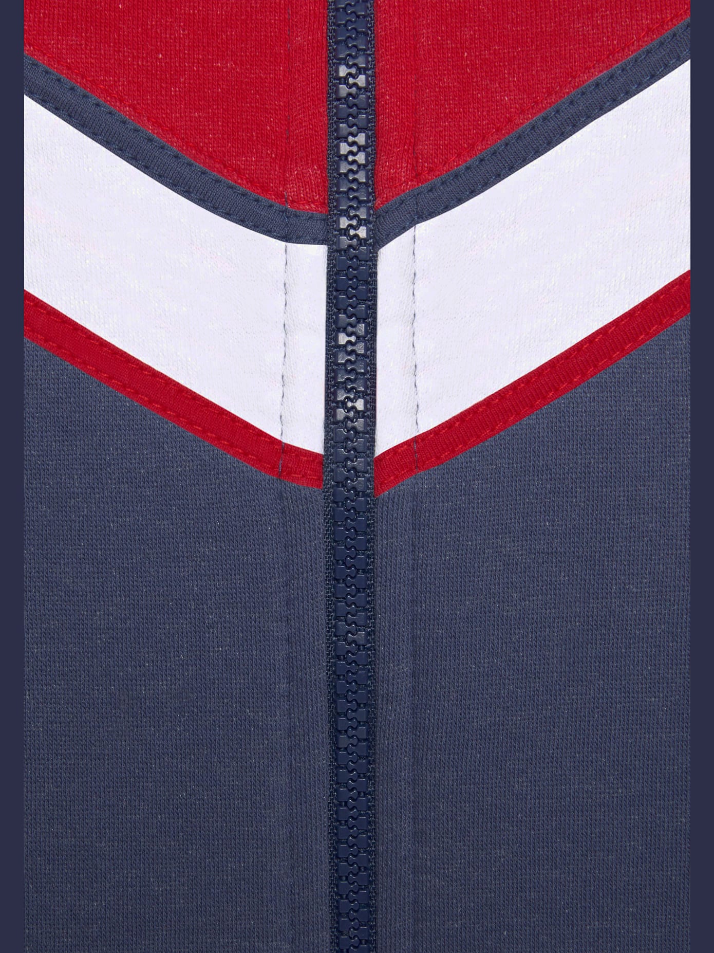 Veste sweat à rayures