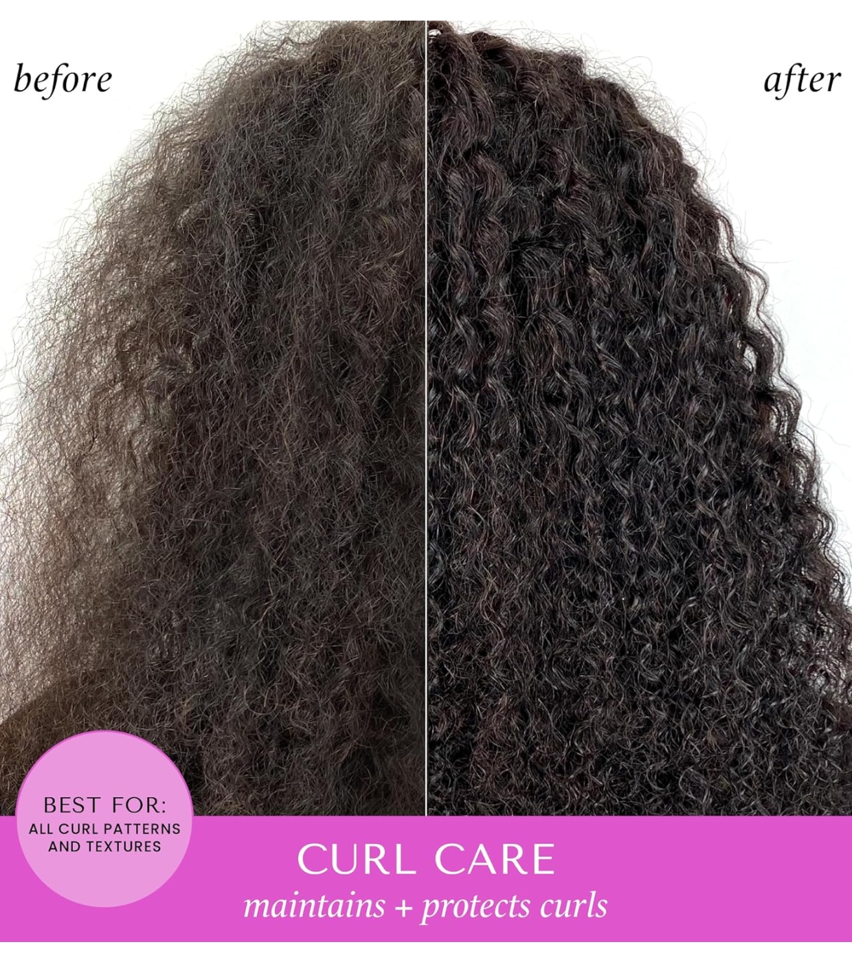 Hask - spray 5 em 1 leave-in Curl Care - óleo de coco, óleo de argão e vitamina E