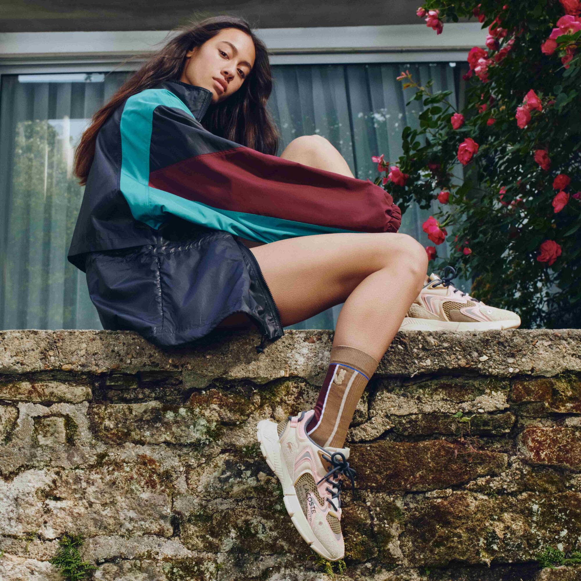 Sneakers L003 Neo femme en textile Sneakers - Blanc - Lacoste - Femme