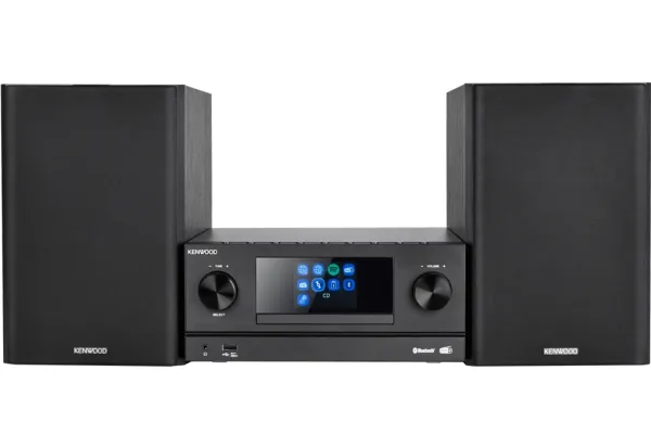 Kenwood M-9000S - Mikrosystem - 2 x 50 Watt - sort