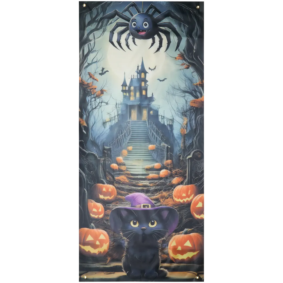 Décoration de porte d'Halloween Cool2Party
