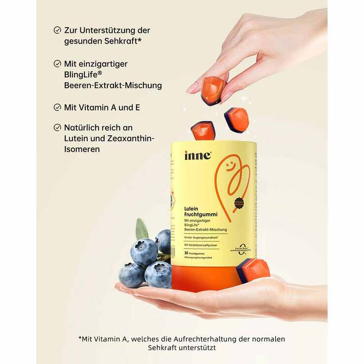 Inne Lutein Fruchtgummi, 30X4 g
