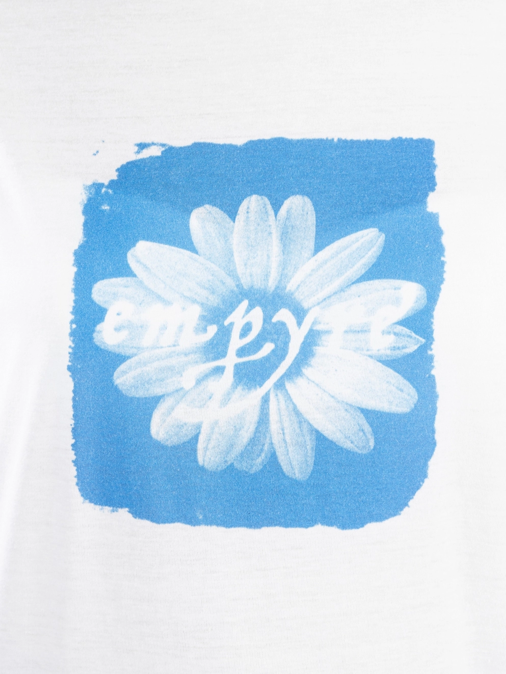 Empyre Cyanotype Daisy T-Shirt white