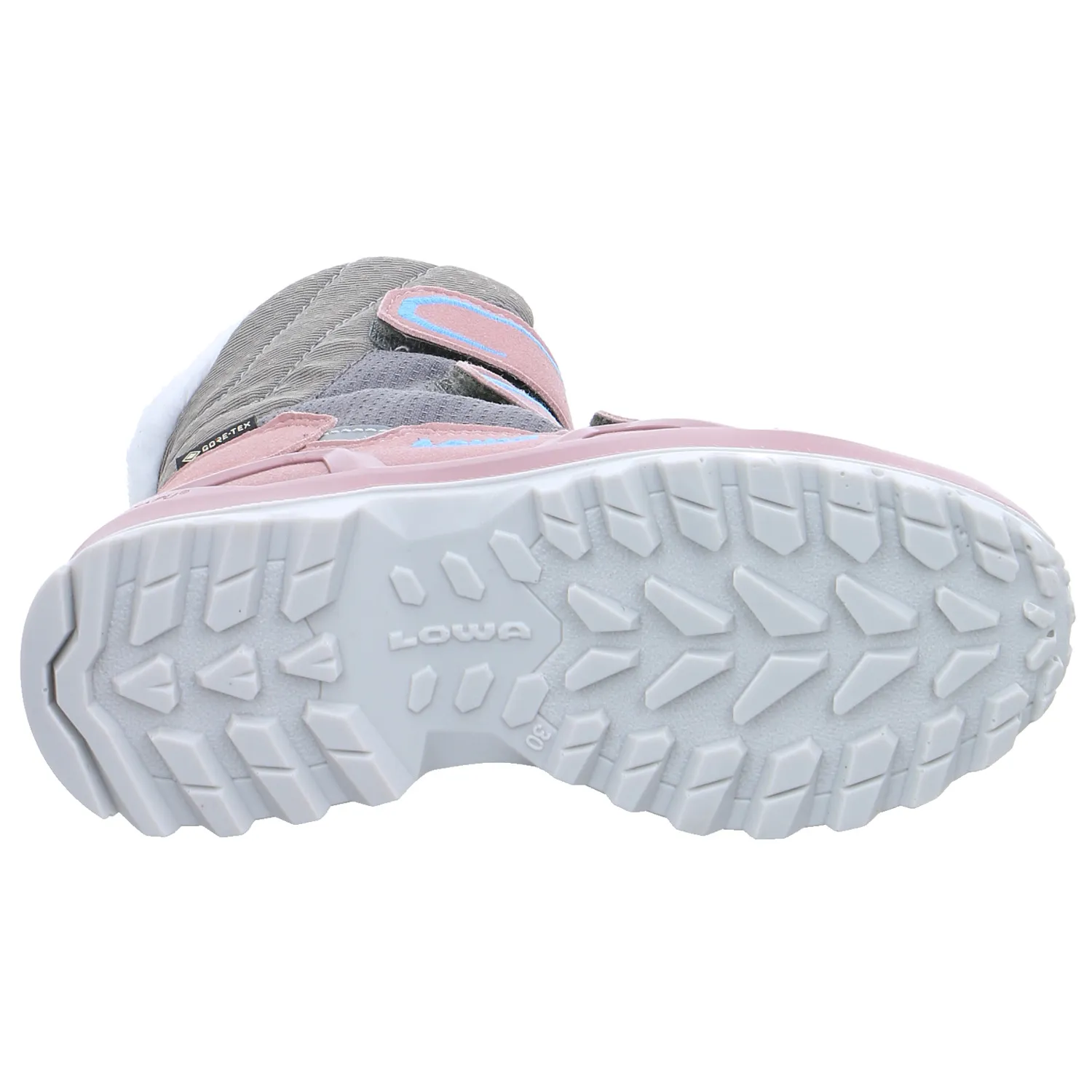 LOWA Kleinkinder-Snowboot  Membran Rosa Textil  Winterstiefel Mädchen