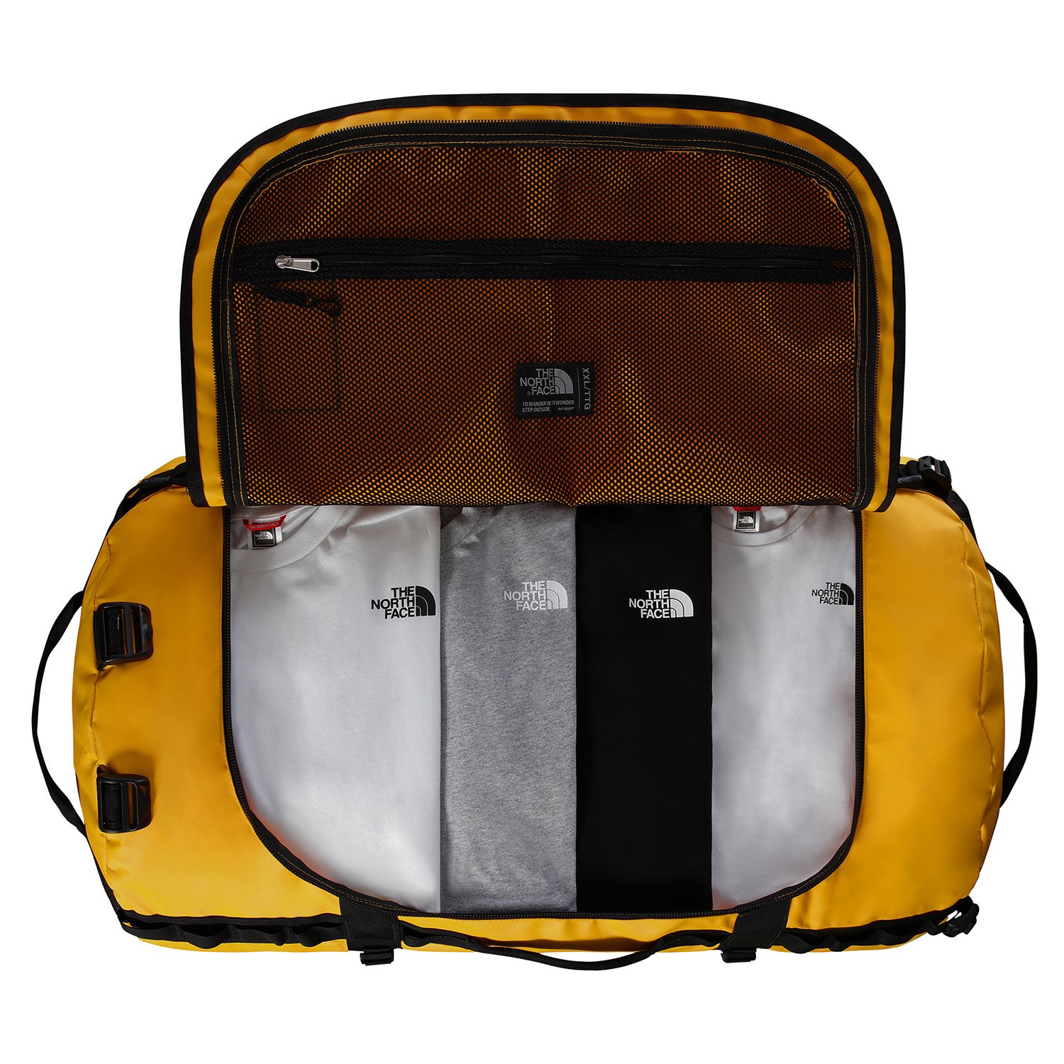 The North Face Base Camp Duffel XXL summit gold/tnf black