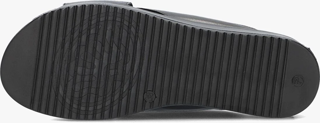 SHABBIES zwarte shabbies slippers 170020437 shs09020