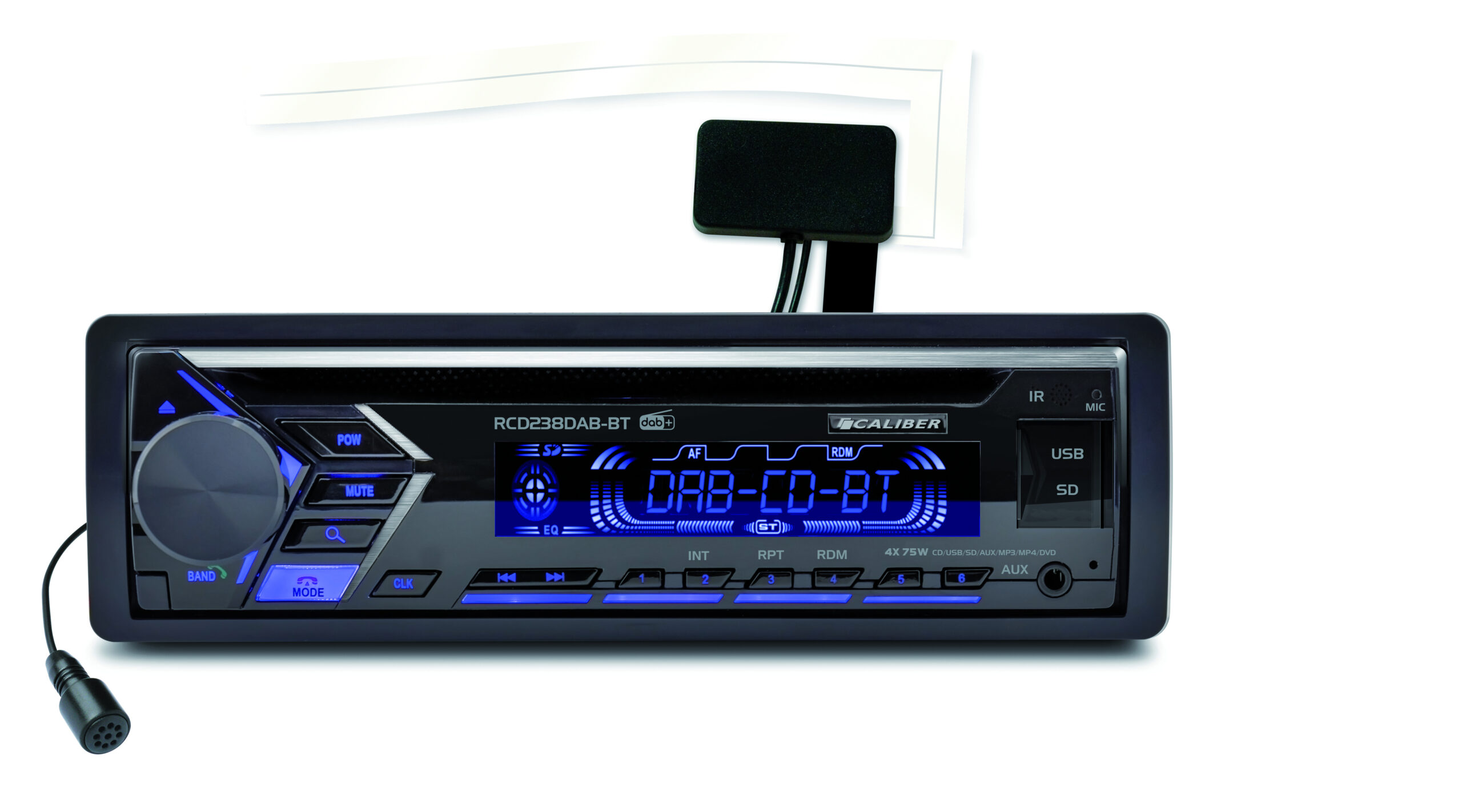 Caliber RCD238DAB-BT Bluetooth DAB+ autoradio
