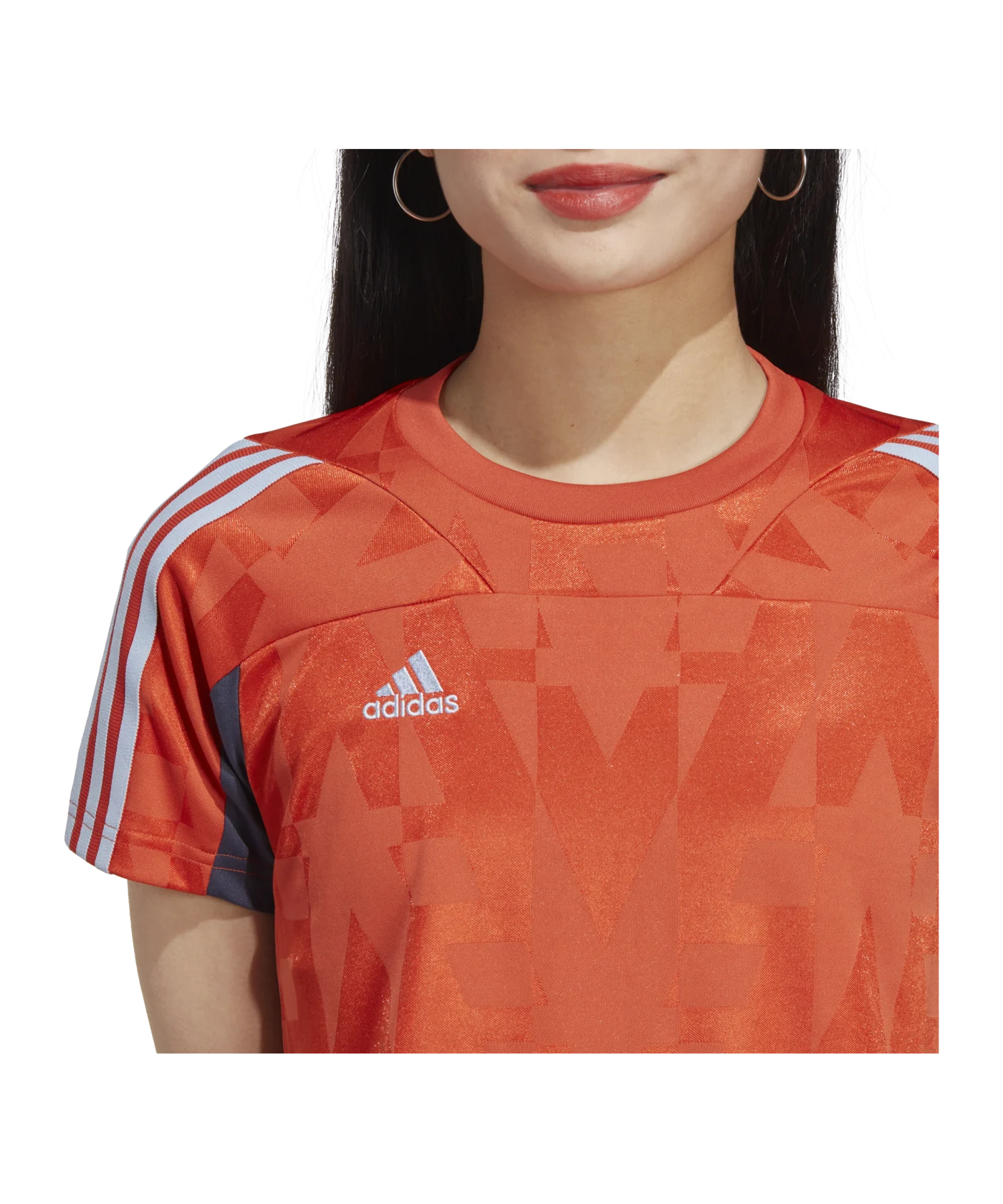 adidas Tiro Trikot Rot Damen Blau