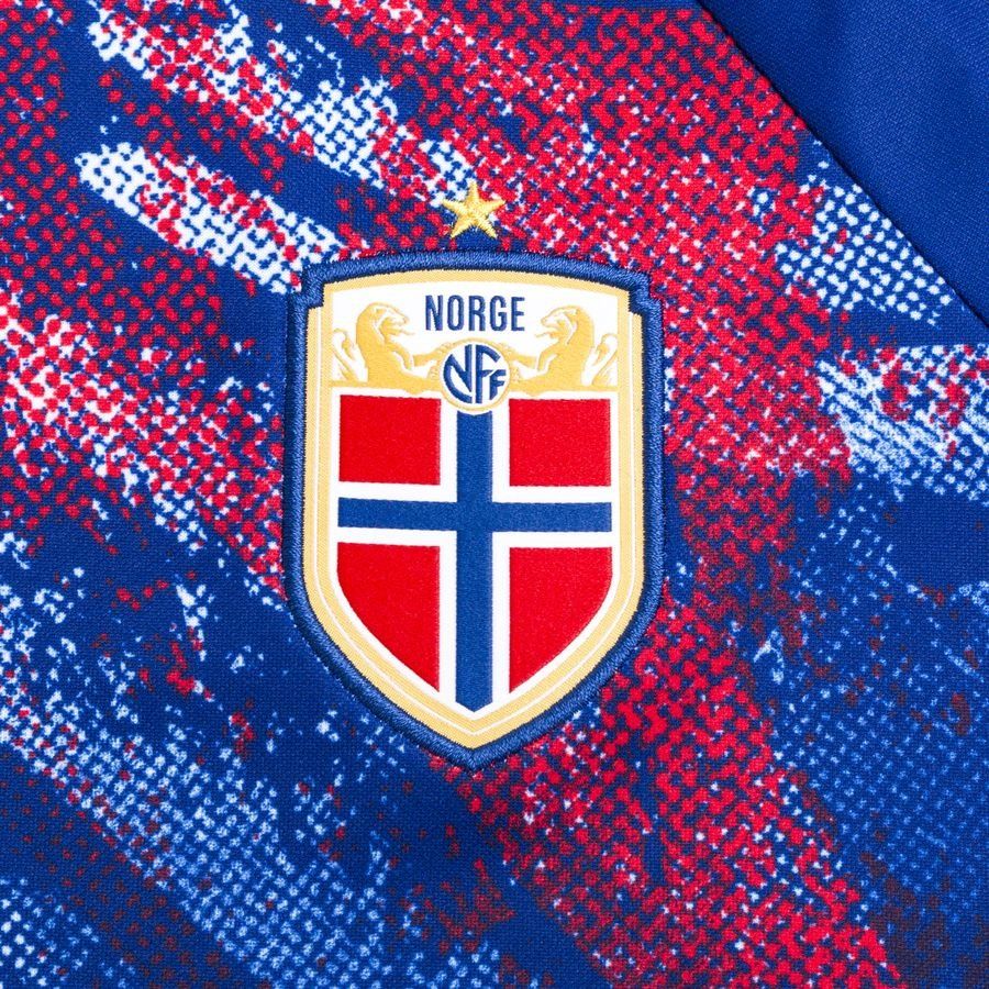 Norvège T-shirt d'Entraînement Dri-FIT Avant-Match Coupe du Monde Féminine 2023 - Global Blue/Blanc Femme