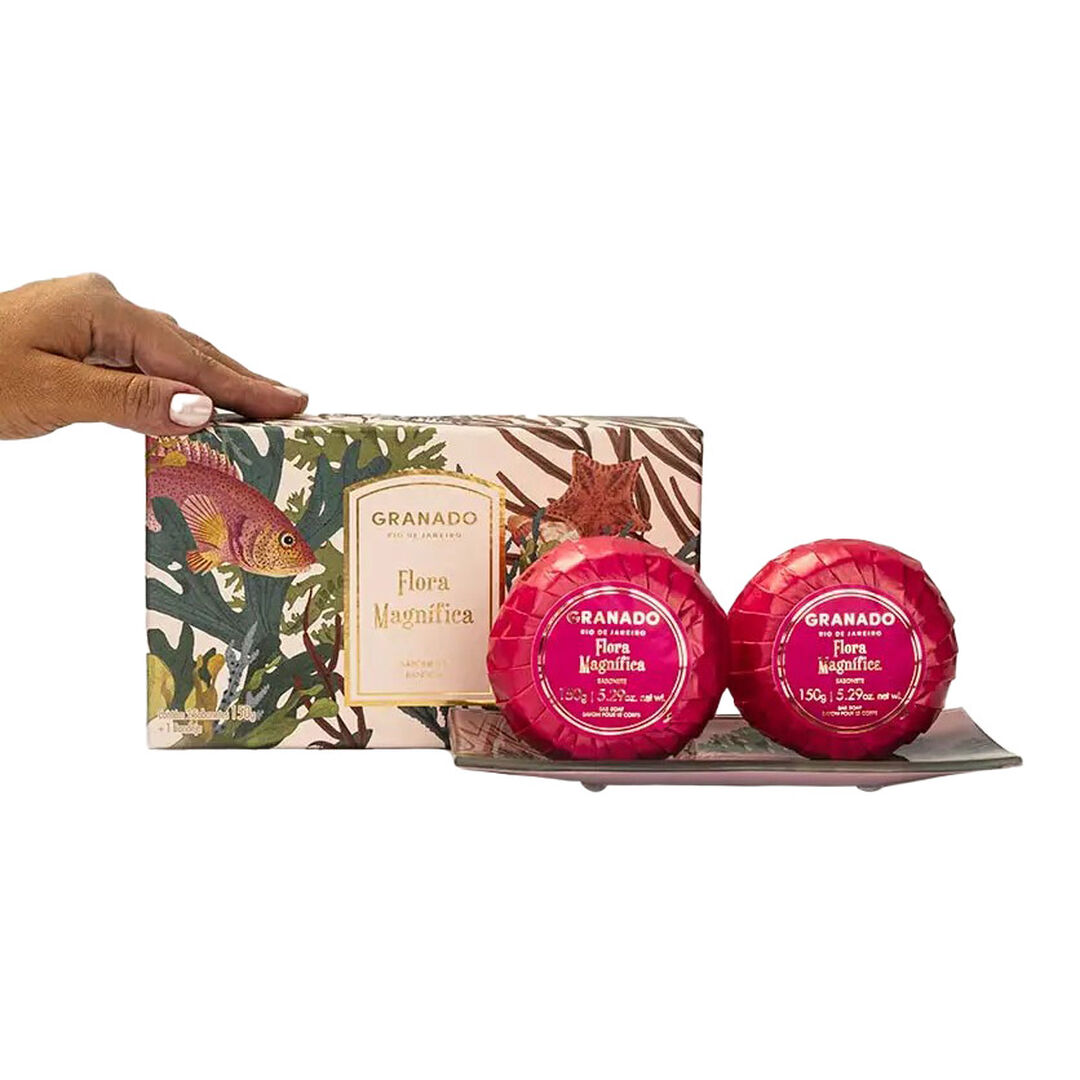 Flora Magnífica Duo Sabonetes & Porta-Objetos - 300gr