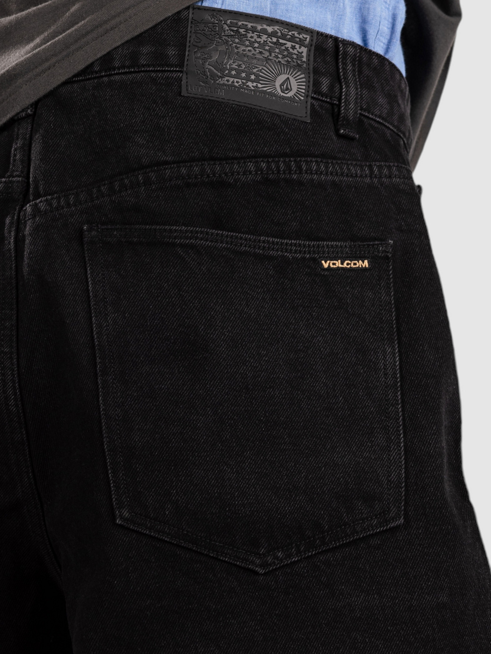 Volcom Billow Denim Shorts black