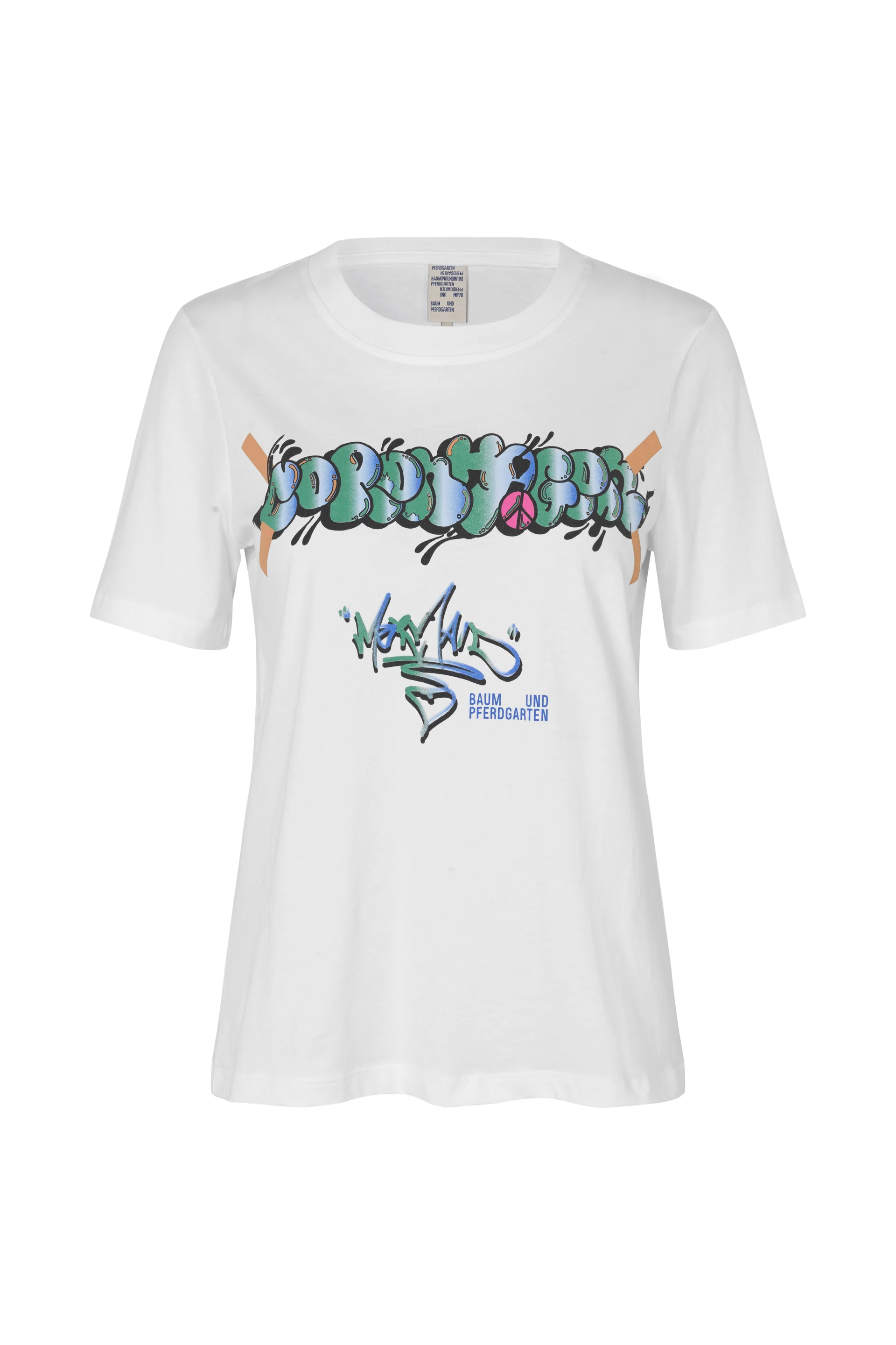 Baum und Pferdgarten  Jawo t-shirt - Green Graffiti Tee
