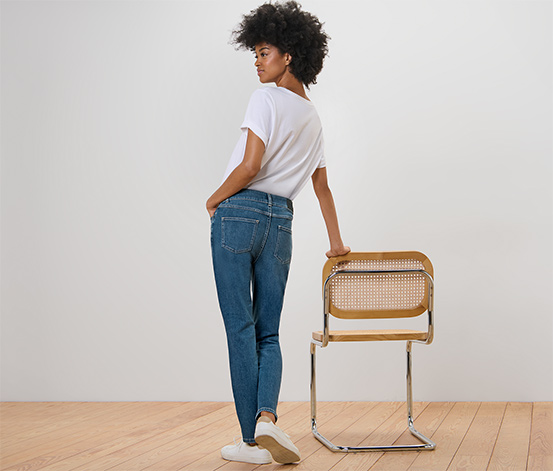 Slim Jeans – Fit »Emma«, mid blue