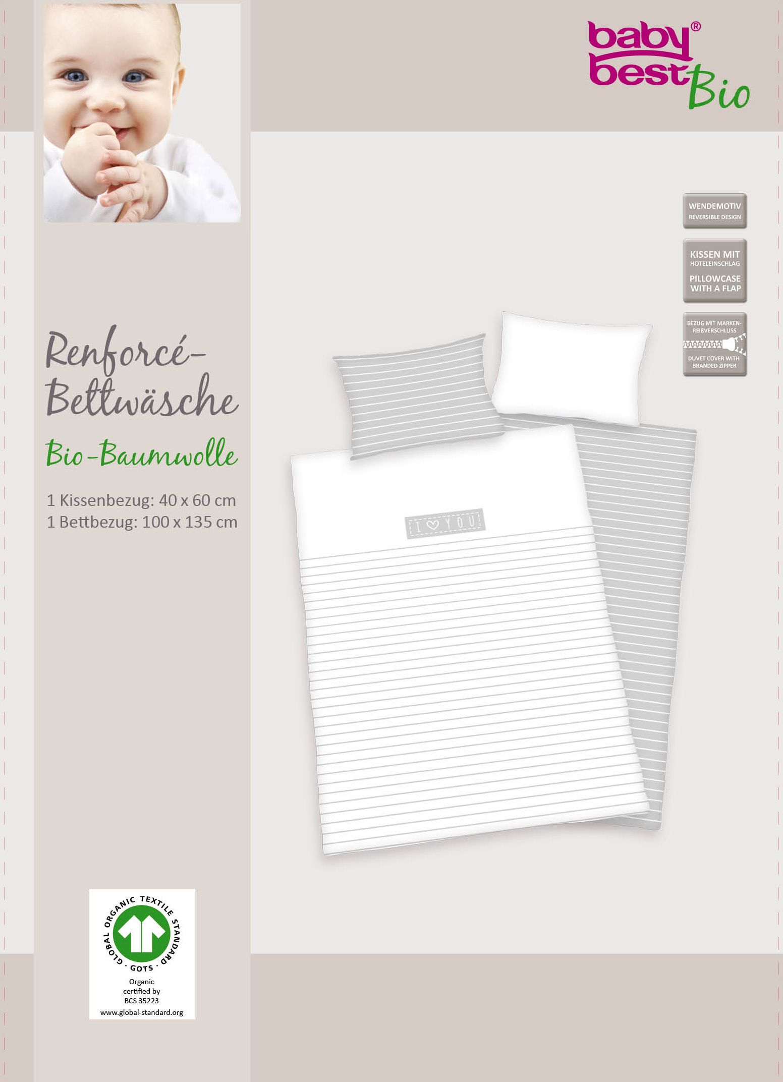 Bettwäsche I LOVE YOU