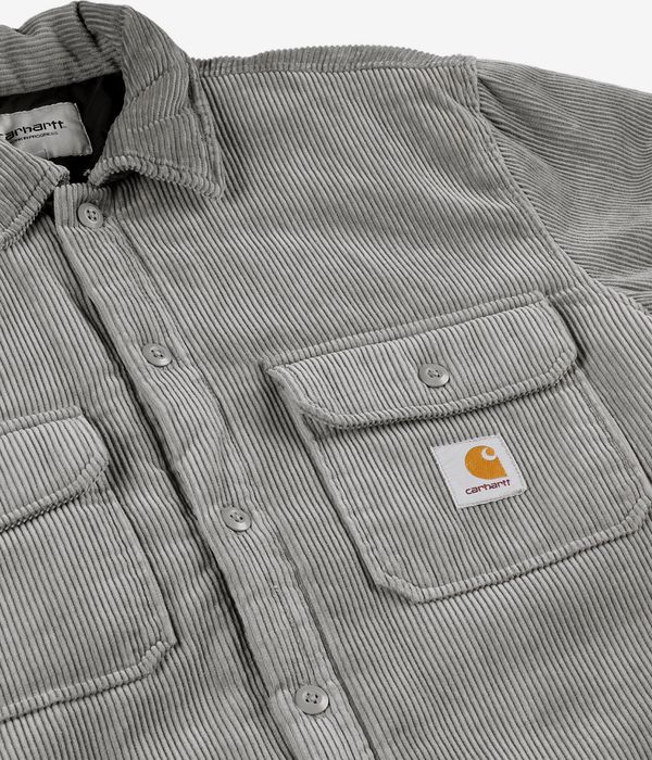 Carhartt WIP Whitsome Corduroy Shirt Jacke (misty grey)