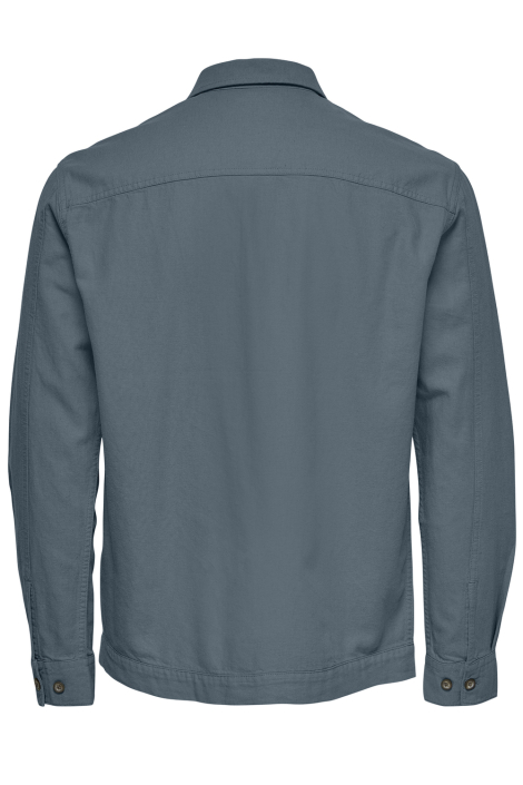 Only & Sons blauwe heren overhemd
