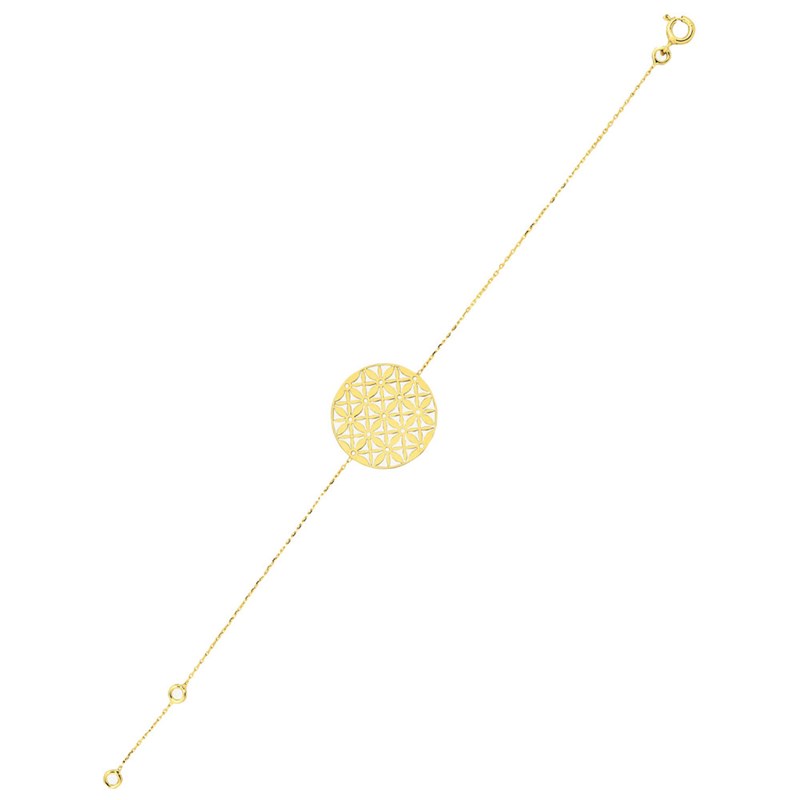 Bracelet Femme - Or 18 Carats - Longueur : 18 cm