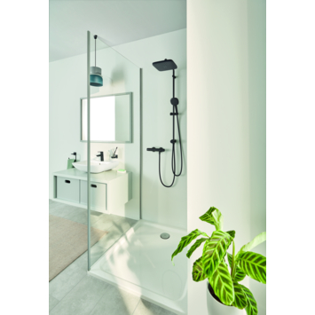 Grohe Thermostatische Douchekraan Precision Trend New 12 cm Mat Zwart