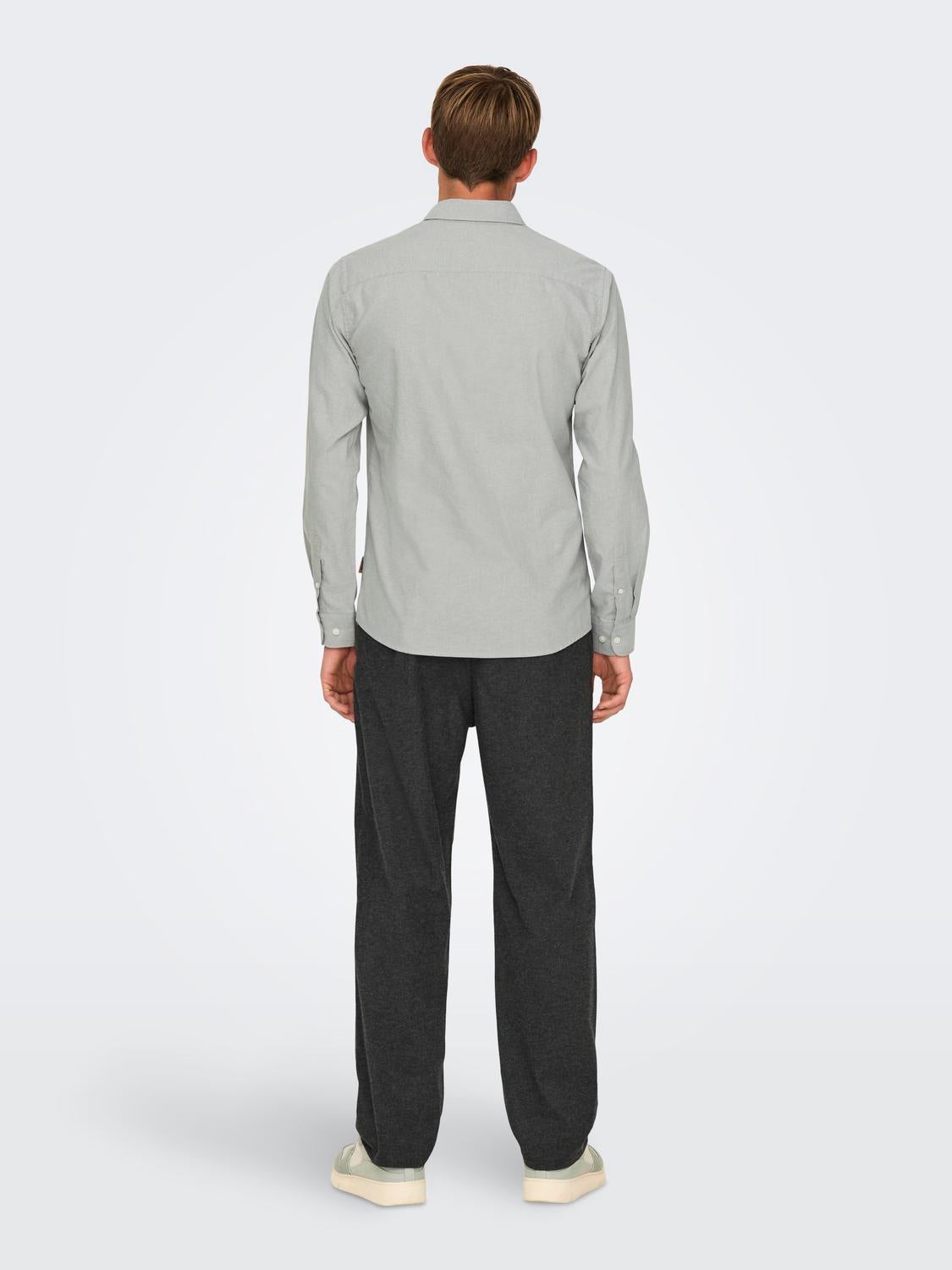 ONSALVARO Oxford Hemd Sea Spray