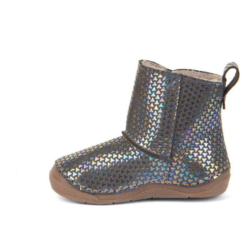 Froddo Froddo Amplio Paix Winter Boots Fourrées Gris Argenté