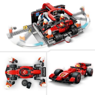 LEGO City 60443 F1-depotstopp og -team med Ferrari-bil