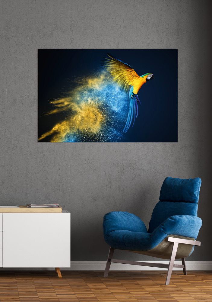 Akustikbild PAPAGEI 80x120cm, 7kg