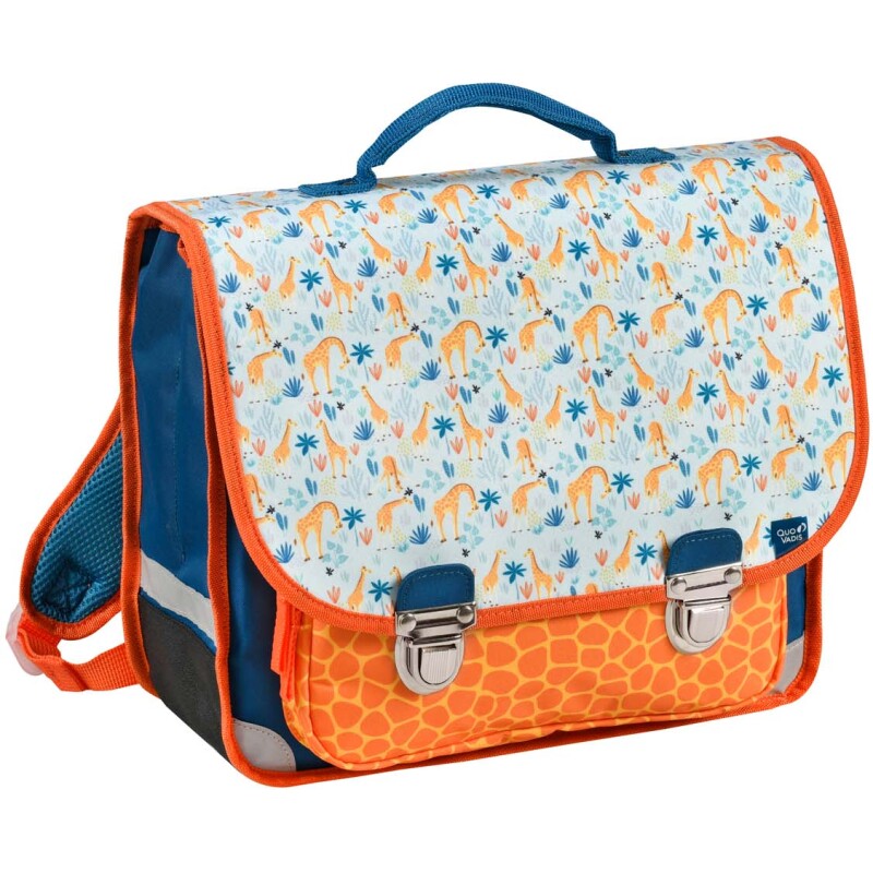 Quo Vadis - Cartable scolaire - Animascot - Multicolore - 36x30x14 cm - Toile (polyester) - 2 compartiment(s) - Avec bretelles et poignée