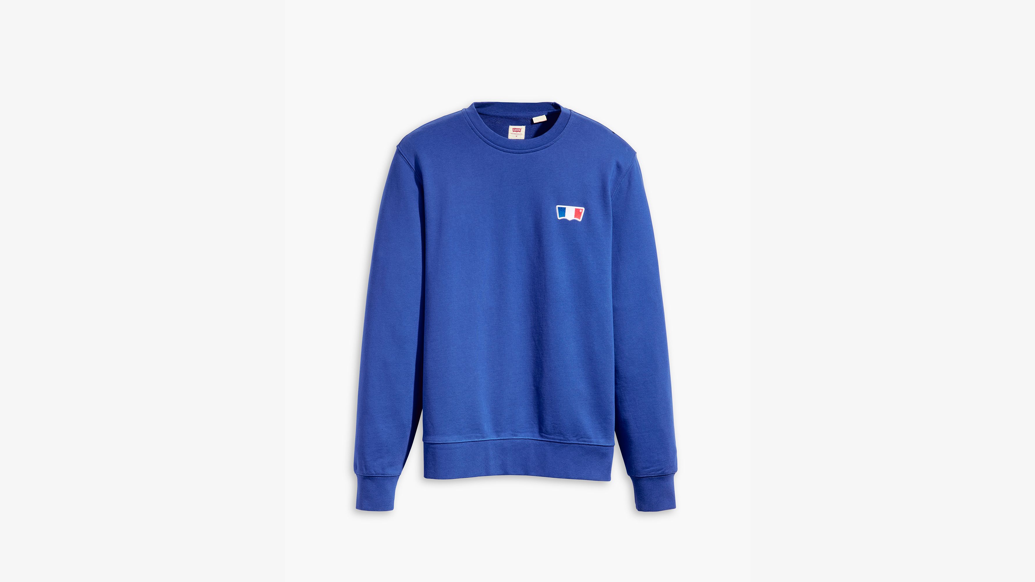 Sweat-shirt col rond Original Housemark - Surf Blue French Terry - Bleu