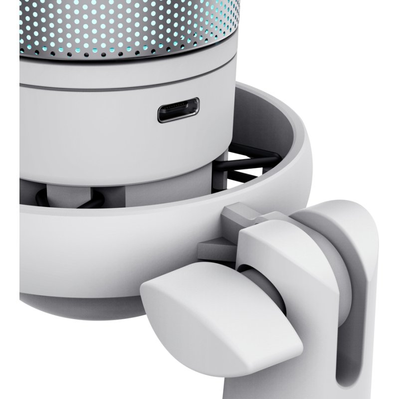 Trust GXT 238W Auron Gris, Blanc Microphone pour podcast
