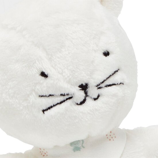 Peluche Chat   Écru        de               P'tit bisou