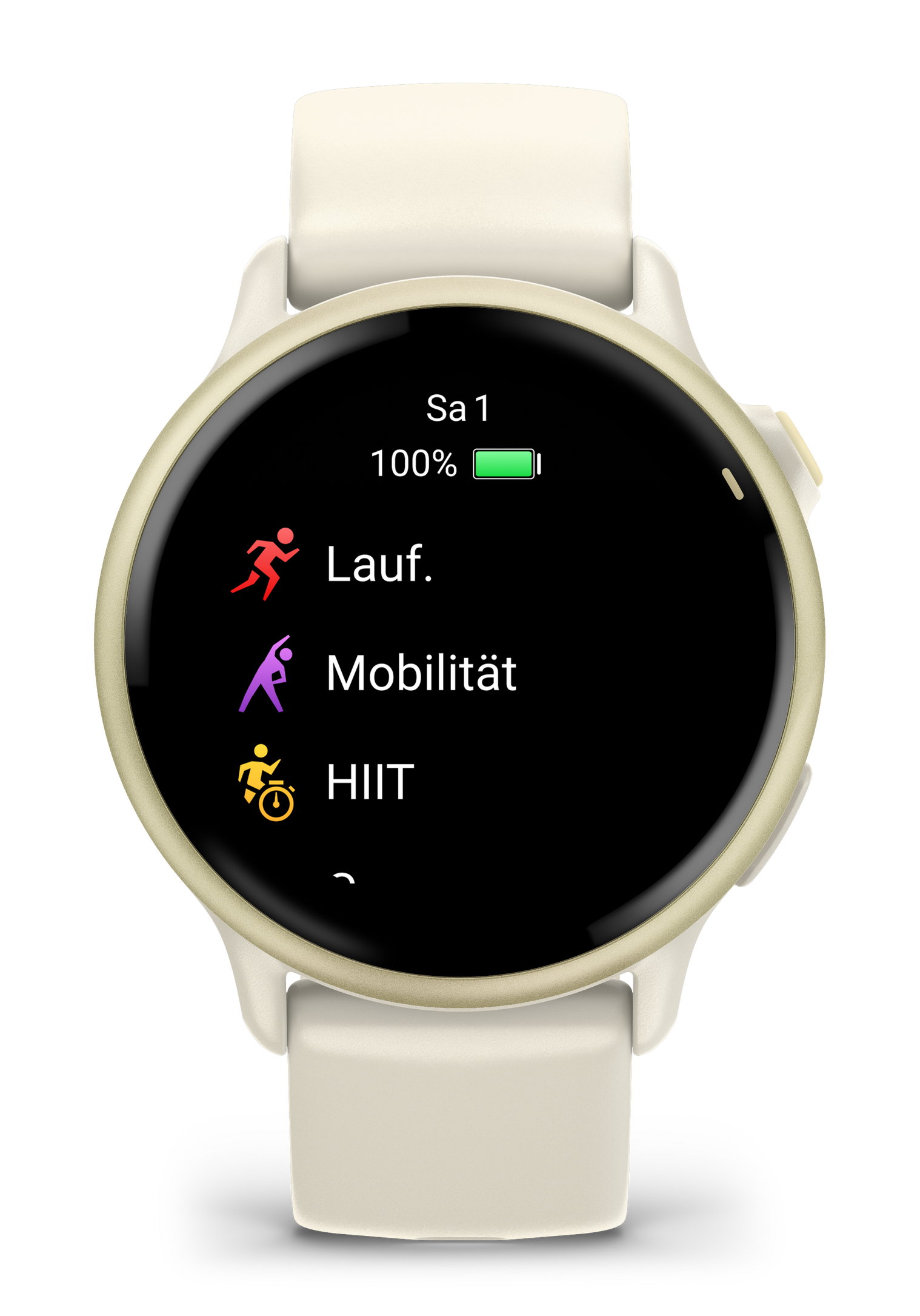 Garmin vívoactive® 6 Bone/Lunargold 010-02985-01