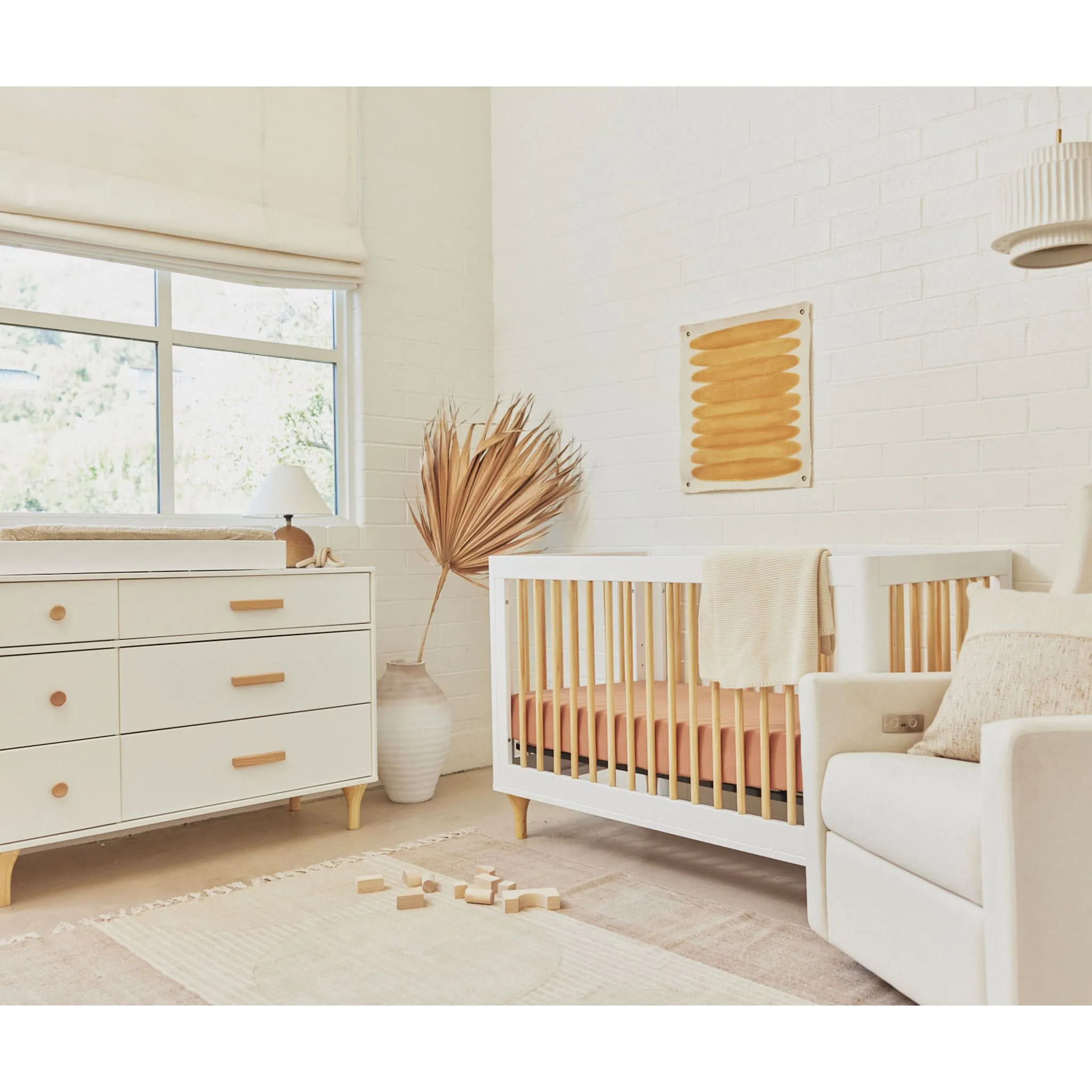 Babyletto Couchette Convertible 3 en 1 Lolly - Blanc  Naturel